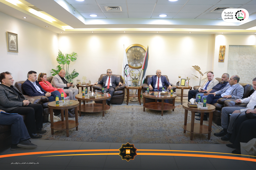 Palestine Polytechnic University (PPU) - جامعة بوليتكنك فلسطين تبحث مع سلطة جودة البيئة و«Enabel» واتحاد الحجر والرخام توظيف البحث العلمي في دعم الاستدامة البيئية للقطاع Palestine Polytechnic University (PPU) - جامعة بوليتكنك فلسطين تبحث مع سلطة جودة البيئة و«Enabel» واتحاد الحجر والرخام توظيف البحث العلمي في دعم الاستدامة البيئية للقطاع