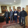 Palestine Polytechnic University (PPU) - The President of Palestine Polytechnic University visiting the Turkish Ambassador to Jerusalem