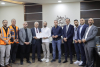 Palestine Polytechnic University (PPU) - للمرة الأولى في الوطن جامعة بوليتكنك فلسطين واتحاد الصناعات الإنشائية يختتمان دورة "مشغل مضخة باطون" بتدريب عملي في ساحة الجامعة