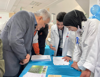 Palestine Polytechnic University (PPU) - كلية الطب وعلوم الصحة بجامعة بوليتكنك فلسطين تنظم فعّاليات "نوفمبر الأزرق" اليوم التوعوي الصحي لمرض السكري وسرطان القولون