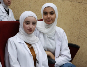Palestine Polytechnic University (PPU) - جامعة بوليتكنك فلسطين تحتفل بأداء القسم التمريضي لطلبة كلية التمريض