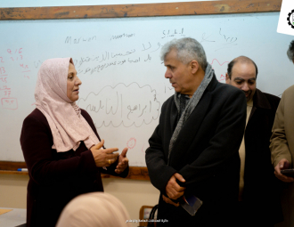 Palestine Polytechnic University (PPU) - إدارة جامعة بوليتكنك فلسطين تقوم بجولة تفقدية لقاعات الامتحانات النهائية للفصل الدراسي الأول 2022/2023