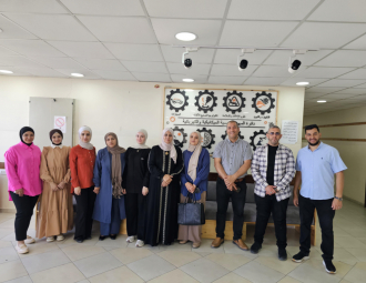 Palestine Polytechnic University (PPU) - المركز الوطني للسلامة والصحة المهنية يعقد اختبار اعتماد مشرفي السلامة بجامعة بوليتكنك فلسطين بالتعاون مع وزارة العمل واتحاد الحجر والرخام