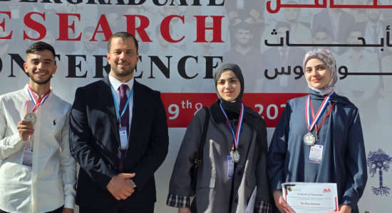 Palestine Polytechnic University (PPU) - إنجاز بحثي مزدوج: طلبة "بوليتكنك فلسطين" يحصدون المركز الثاني في فئتين بالمؤتمر الفلسطيني الثامن لأبحاث البكالوريوس بجامعة القدس
