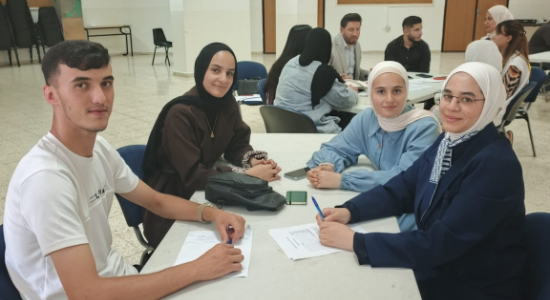 Palestine Polytechnic University (PPU) - جامعة بوليتكنك فلسطين تُشارك في ورشة تدريبية لتصميم المبادرات المجتمعية ضمن مشروع " القيادات الشابة "