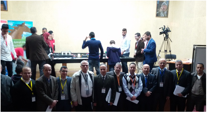Palestine Polytechnic University (PPU) - جامعة بوليتكنك فلسطين تعقد مسابقة "فيرست ليجو" العالمية للروبوت التعليمي بالتعاون مع مؤسسة "فكر"
