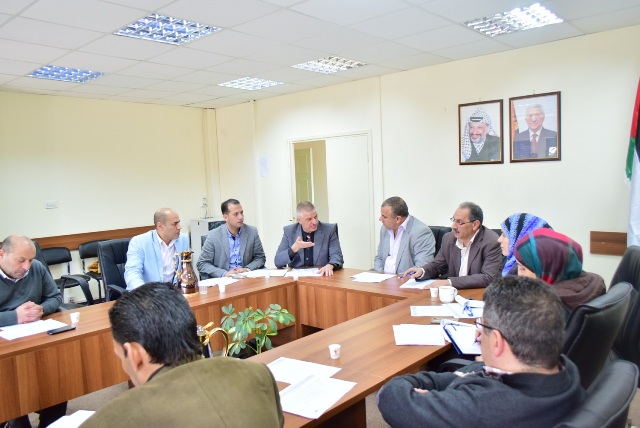 Palestine Polytechnic University (PPU) - اللجنة الفنية للمركز الوطني الفلسطيني للسلامة والصحة المهنية وحماية البيئة في جامعة بوليتكنك فلسطين  تعقد اجتماعها في وزارة العمل الفلسطينية برام الله 