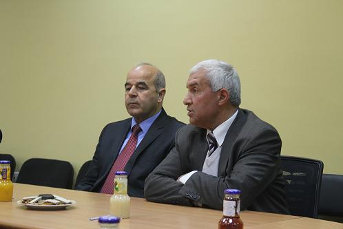 Palestine Polytechnic University (PPU) - جامعة بوليتكنك فلسطين تستقبل رئيس ديوان الرقابة المالية والإدارية ووفد مرافق له