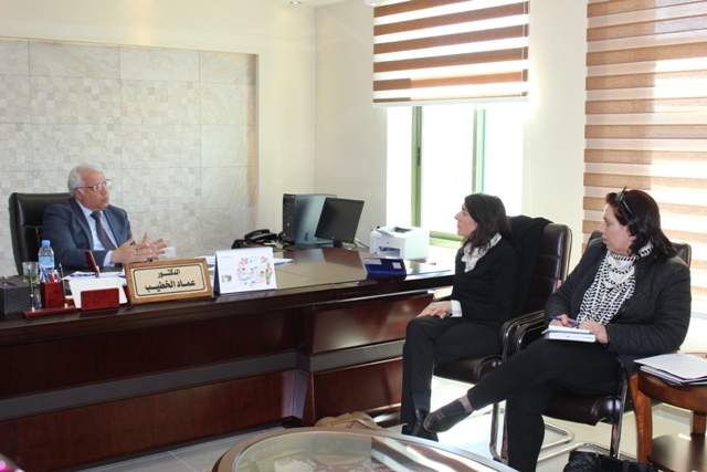 Palestine Polytechnic University (PPU) - جامعة بوليتكنك فلسطين تستقبل مدير بعثة الصليب الأحمر في الجنوب 