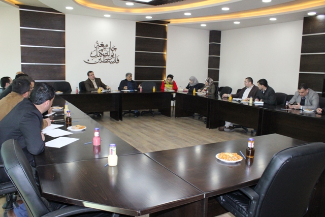 Palestine Polytechnic University (PPU) - اللجنة التحضيرية لأيام البوليتكنك تعقد اجتماعها الاول بالجامعة 