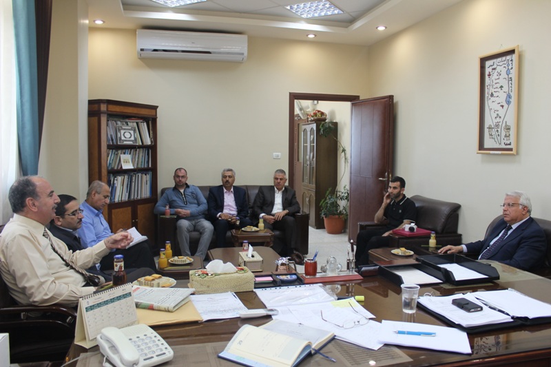 Palestine Polytechnic University (PPU) - جامعة بوليتكنك فلسطين تبحث تعزيز سبل التعاون المشترك مع مديرية التربية والتعليم وسط الخليل