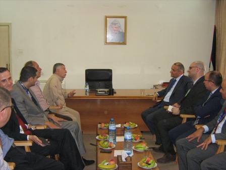 Palestine Polytechnic University (PPU) - رابطة الجامعيين وجامعة بوليتكنك فلسطين يستقبلان وفداً من  مجموعة الاتصالات الفلسطينية