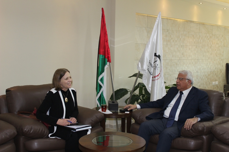 Palestine Polytechnic University (PPU) - جامعة بوليتكنك فلسطين تستقبل وفداً من مؤسسة الامديست