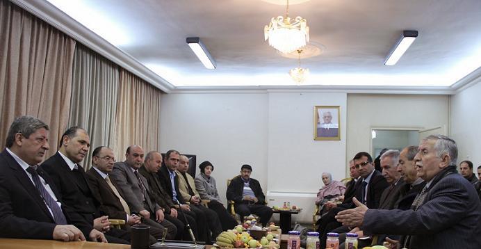 Palestine Polytechnic University (PPU) - رابطة الجامعيين في الخليل وجامعة بوليتكنك فلسطين تستقبلان وزير الشؤون الاجتماعية 