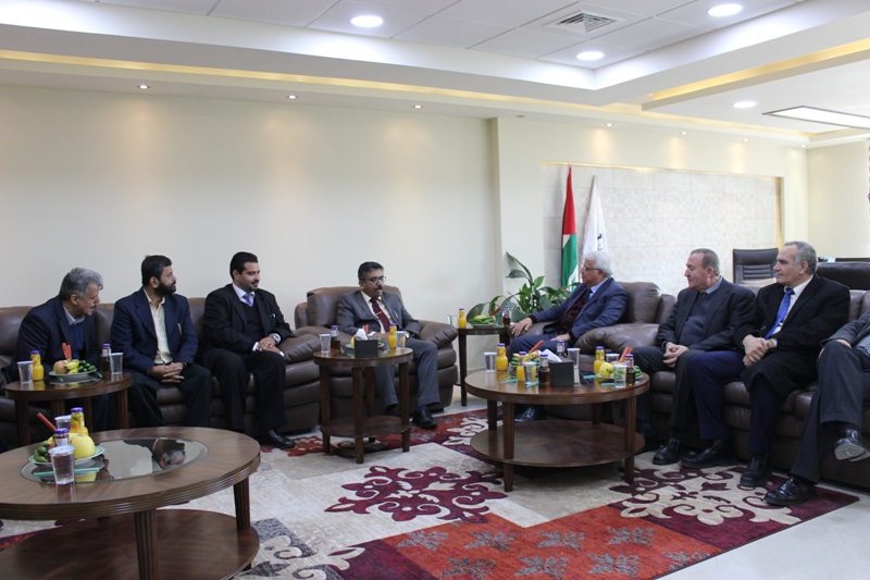 Palestine Polytechnic University (PPU) - جامعة بوليتكنك فلسطين تستقبل ممثّل دولة الهند في فلسطين