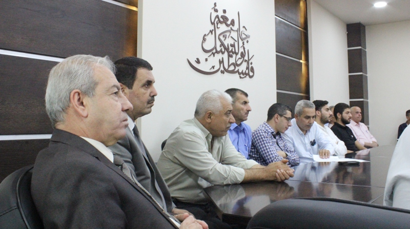 Palestine Polytechnic University (PPU) - جامعة بوليتكنك فلسطين تنظم ورشة عمل حول  "المشاركة الطلابية في حوكمة الجامعات وضمان الجودة ضمن السياق الوطني المُتاح"