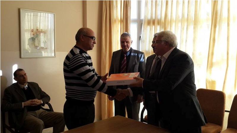 Palestine Polytechnic University (PPU) - إدارة جامعة بوليتكنك فلسطين تُكرّم الباحثين في مركز التكنولوجيا الحيوية للتدريب والأبحاث في الجامعة 