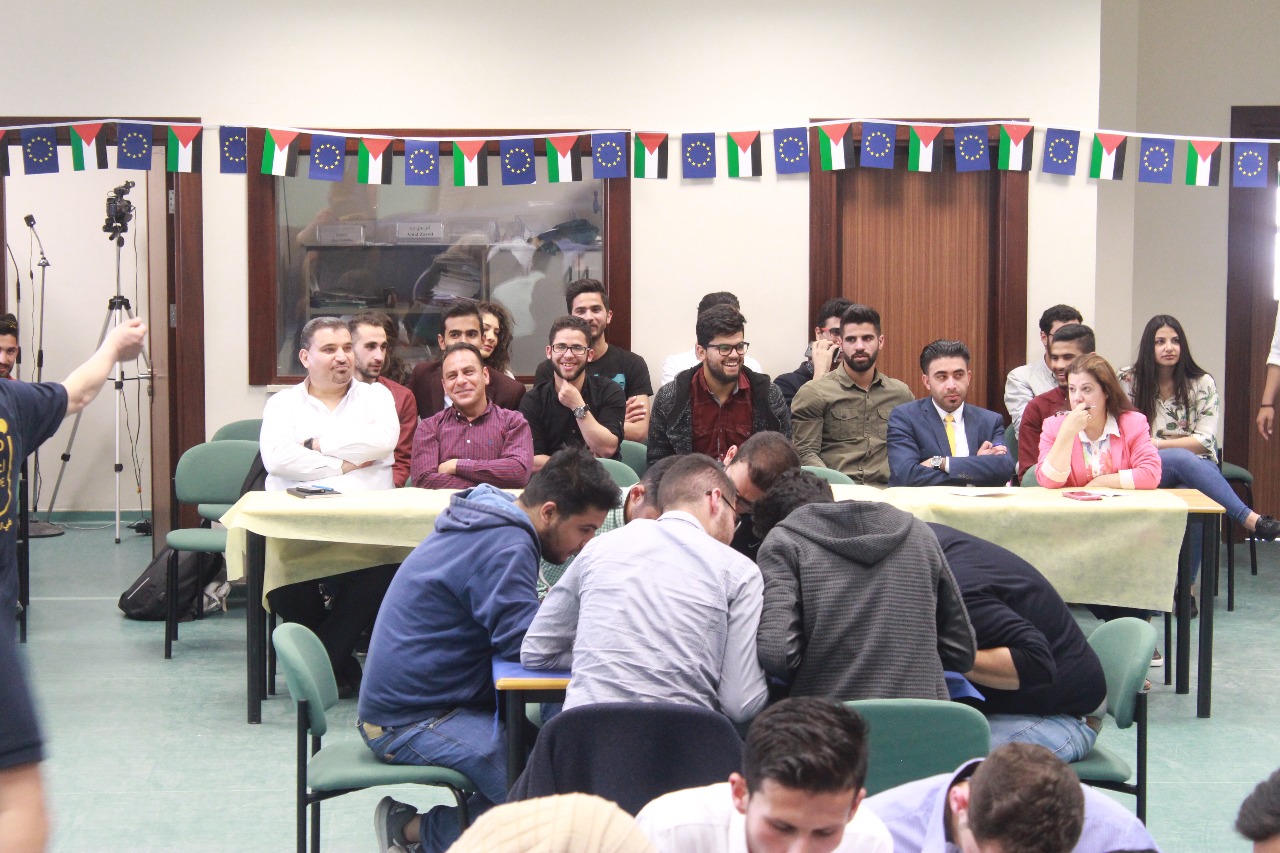 Palestine Polytechnic University (PPU) - جامعة بوليتكنك فلسطين تفوز بالمركز الثالث في مسابقة اعرف أوروبا على مستوى الجامعات الفلسطينية