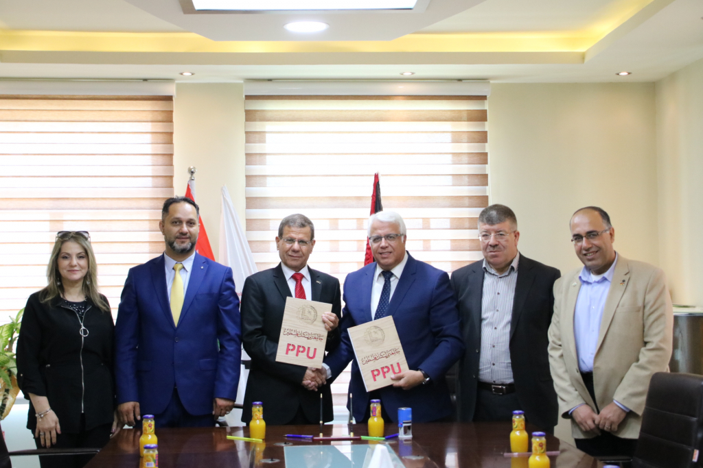 Palestine Polytechnic University (PPU) - جامعة بوليتكنك فلسطين وجامعة الشرق الأوسط الأردنية توقّعان مذكرة تفاهم مُشتركة