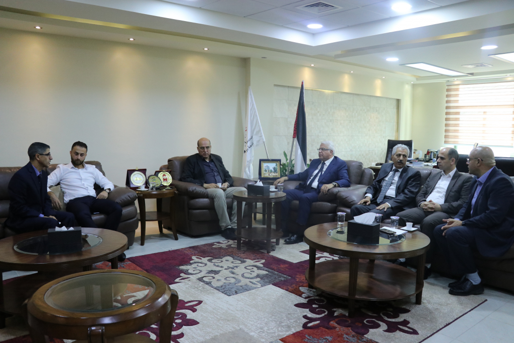 Palestine Polytechnic University (PPU) - جامعة بوليتكنك فلسطين تستقبل منسق برامج الاتحاد الاوروبي في فلسطين