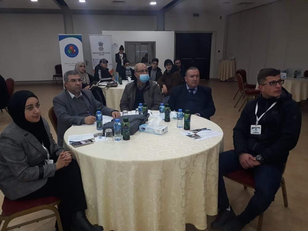 Palestine Polytechnic University (PPU) - البوليتكنك تشارك في مؤتمر "اليوم  الوطني الهندي للعلوم 2022" و اطلاق منصة الأبحاث الفلسطينية