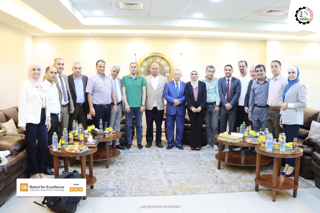 Palestine Polytechnic University (PPU) - جامعة بوليتكنك فلسطين تستقبل رئيس اتحاد الصناعات الفلسطينية في اجتماع مجلس إدارة مركز الحجر والرخام Palestine Polytechnic University (PPU) - جامعة بوليتكنك فلسطين تستقبل رئيس اتحاد الصناعات الفلسطينية في اجتماع مجلس إدارة مركز الحجر والرخام