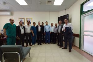توقيع اتفاقيات وجولات ميدانية للمستشفيات