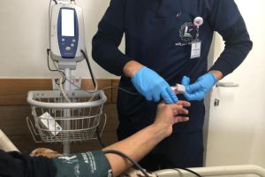 خلال التدريب السريري للطلبة في مستشفى الجمعية العربية للتأهيل