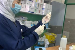 خلال التدريب السريري للطلبة في مستشفى الجمعية العربية للتأهيل