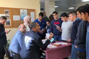 Palestine Polytechnic University (PPU) - جامعة بوليتكنك فلسطين تشارك في معرض المهن المستقبلية في مدرسة طاليثا قومي في بيت جالا