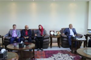 Palestine Polytechnic University (PPU) - جامعة بوليتكنك فلسطين تستقبل الوزير ناصر قطامي  مستشار الصناديق العربية والإسلامية