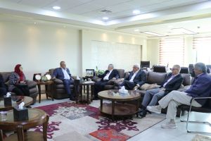 Palestine Polytechnic University (PPU) - جامعة بوليتكنك فلسطين تستقبل الوزير ناصر قطامي  مستشار الصناديق العربية والإسلامية