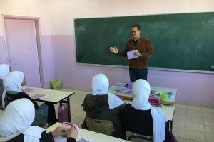 Palestine Polytechnic University (PPU) - وفد من جامعة بوليتكنك فلسطين يزور مدرسة رجب المحتسب الأساسية للبنات
