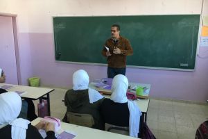 Palestine Polytechnic University (PPU) - وفد من جامعة بوليتكنك فلسطين يزور مدرسة رجب المحتسب الأساسية للبنات