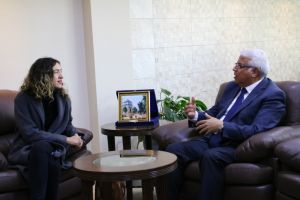 Palestine Polytechnic University (PPU) - جامعة بوليتكنك فلسطين تستقبل  الدكتورة تمريكا شفيلي خبيرة التدريب التعليمي