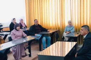 Palestine Polytechnic University (PPU) - اللجنة العلمية في كلية العلوم التطبيقية في جامعة بوليتكنك فلسطين تعقد محاضرة علمية بعنوان "الفنون والتطور المعرفي عبر التاريخ"