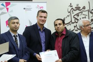 Palestine Polytechnic University (PPU) - جامعة بوليتكنك فلسطين وجامعة هيلموت شميدت الالمانية تعقدان الورشة الختامية في المختبرات المفتوحة لتصميم وتصنيع النماذج في فلسطين