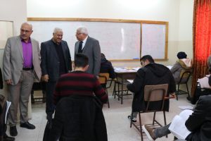 Palestine Polytechnic University (PPU) - إدارة جامعة بوليتكنك فلسطين تقوم بجولة تفقدية لقاعات الامتحانات النهائية للفصل الدراسي الأول 2019/2020