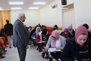 Palestine Polytechnic University (PPU) - إدارة جامعة بوليتكنك فلسطين تقوم بجولة تفقدية لقاعات الامتحانات النهائية للفصل الدراسي الأول 2019/2020