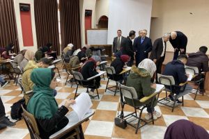 Palestine Polytechnic University (PPU) - ادارة الجامعة في جولة على قاعات الامتحانات النهائية