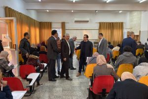 Palestine Polytechnic University (PPU) - ادارة الجامعة في جولة على قاعات الامتحانات النهائية
