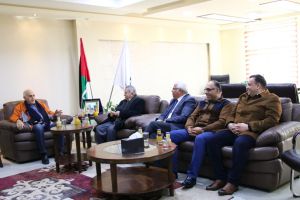 Palestine Polytechnic University (PPU) - جامعة بوليتكنك فلسطين تبحث افاق التعاون مع جامعة تكساس وأكاديمية القدس للبحث العلمي