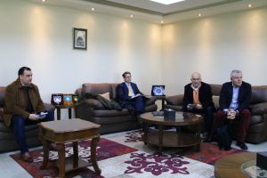 Palestine Polytechnic University (PPU) - جامعة بوليتكنك فلسطين تستقبل وفداً من مستشاري مكتب رئاسة الوزراء للتنمية العنقودية