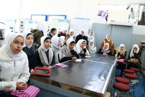 Palestine Polytechnic University (PPU) - جامعة بوليتكنك فلسطين تستقبل مدرسة ياسر عمروالثانوية للبنات