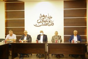 Palestine Polytechnic University (PPU) - رئيس مجلس أمناء وإدارة جامعة بوليتكنك فلسطين تلتقي بكادر كلية الطب وعلوم الصحة‎