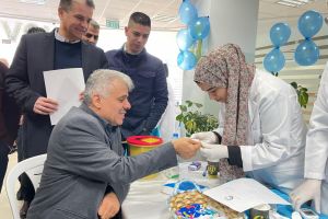 Palestine Polytechnic University (PPU) - كلية الطب وعلوم الصحة بجامعة بوليتكنك فلسطين تنظم فعّاليات "نوفمبر الأزرق" اليوم التوعوي الصحي لمرض السكري وسرطان القولون
