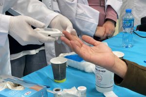 Palestine Polytechnic University (PPU) - كلية الطب وعلوم الصحة بجامعة بوليتكنك فلسطين تنظم فعّاليات "نوفمبر الأزرق" اليوم التوعوي الصحي لمرض السكري وسرطان القولون