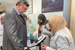 Palestine Polytechnic University (PPU) - كلية الطب وعلوم الصحة بجامعة بوليتكنك فلسطين تنظم فعّاليات "نوفمبر الأزرق" اليوم التوعوي الصحي لمرض السكري وسرطان القولون