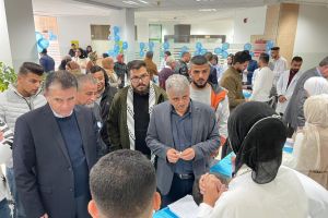 Palestine Polytechnic University (PPU) - كلية الطب وعلوم الصحة بجامعة بوليتكنك فلسطين تنظم فعّاليات "نوفمبر الأزرق" اليوم التوعوي الصحي لمرض السكري وسرطان القولون