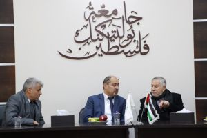 Palestine Polytechnic University (PPU) - جامعة بوليتكنك فلسطين وملتقى رجال الاعمال الفلسطيني يوقّعان اتفاقية تعاون مشترك